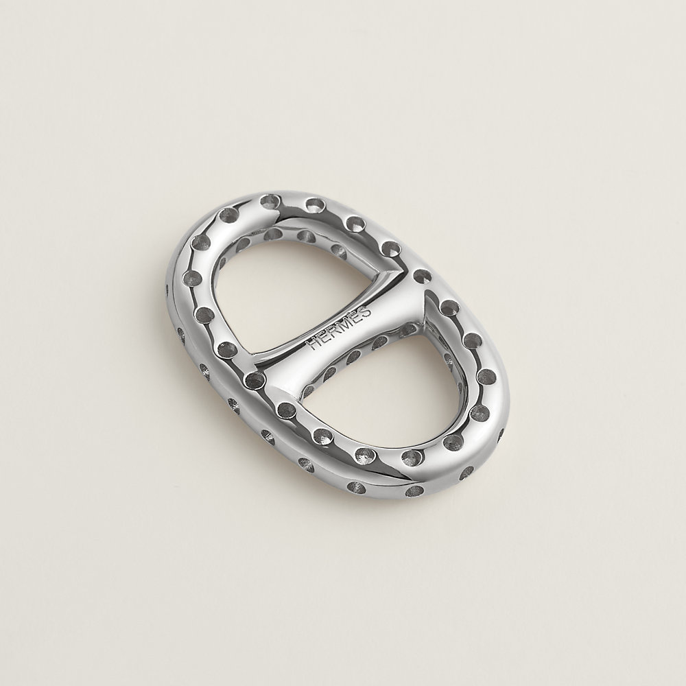 Mini Chaine d'Ancre Perforee Twilly ring | Hermès USA